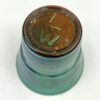 Linnware Stepped Vase Green Glaze