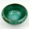 Linnware  Vase Green Mottled Glaze