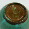 Linnware  Vase Green Mottled Glaze