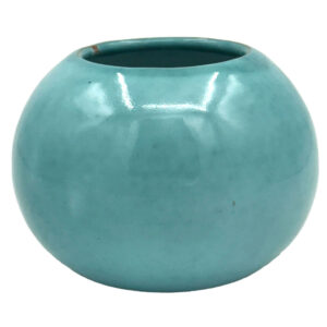 Linnware Vase Turquoise Blue Glaze