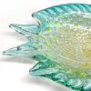 Murano Seguso Blue Silver Speck Large Fish Bowl 20th