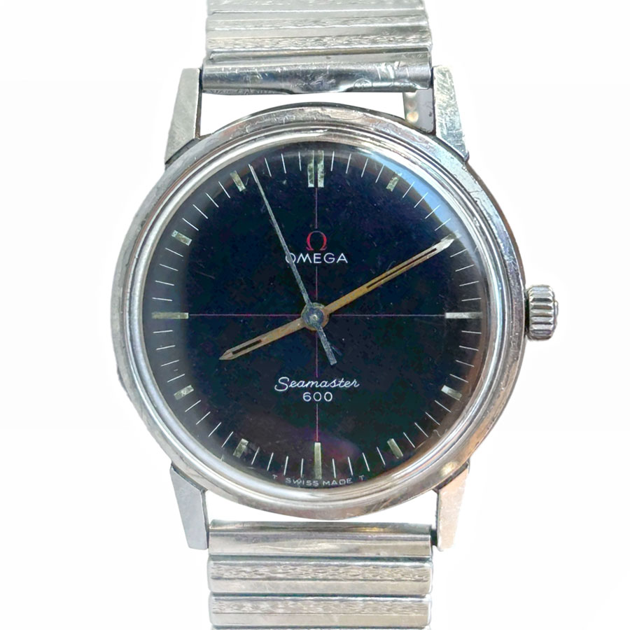 Omega Seamaster 600 Rare Black Technical Dial Black Dial with