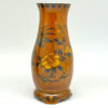 Pair Chinese Bronze Vases With Gold and Silver Overlay 19th