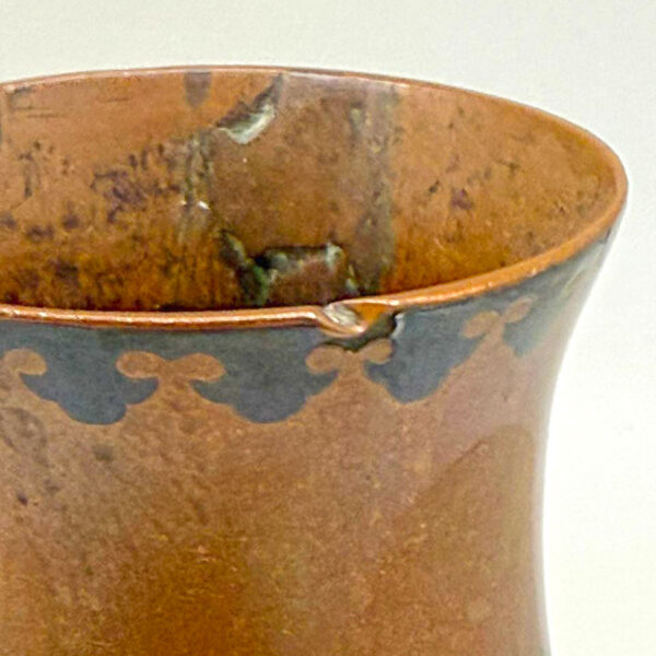 Pair Chinese Bronze Vases With Gold and Silver Overlay 19th