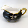 Rare Royal Albert Matt Black With Gold Detail Tea Milk Jug