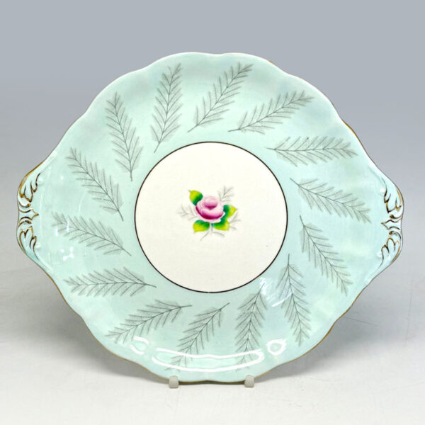 Royal Albert Rosamond Tab Handle Cake Plate