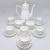Royal Worcester Gold Chantilly Coffee Service
