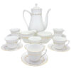 Royal Worcester Gold Chantilly Coffee Service