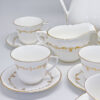 Royal Worcester Gold Chantilly Coffee Service