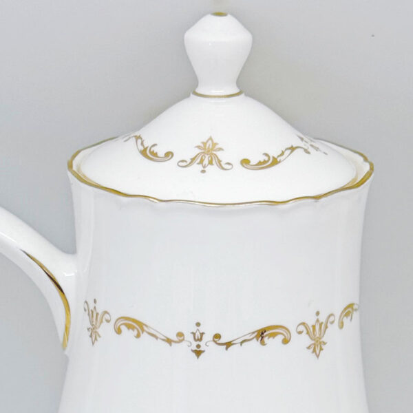 Royal Worcester Gold Chantilly Coffee Service