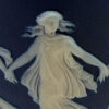 Wedgwood Cobalt Blue  Dancing Hours Jasperware Urn and Cover