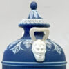 Wedgwood Cobalt Blue  Dancing Hours Jasperware Urn and Cover
