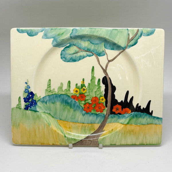 Clarice Cliff Bizarre The Biarritz Fragrance Plate C1930