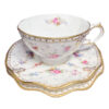 Royal Crown Derby Royal Antoinette Tea Trios C1963