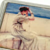 French Silver And Enamel Top Pill Box Viellard C1819