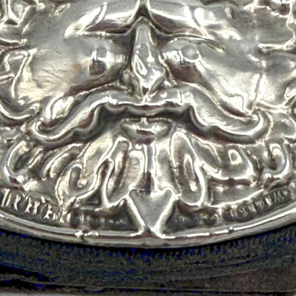 Hallmarked Silver Picture Frame With Cherubs London 1986