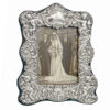 Hallmarked Silver Picture Frame With Cherubs London 1986