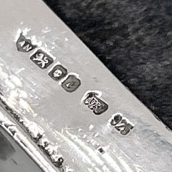 Hallmarked Silver Shoe Pin Cushion London 1985