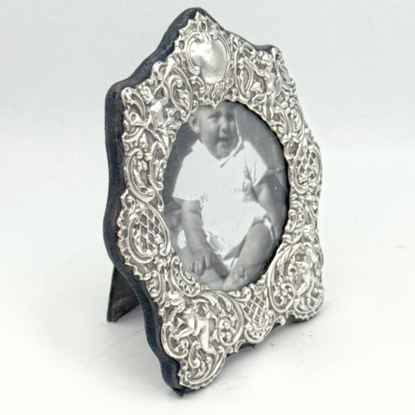 Hallmarked Victorian Style Silver Picture Frame London 1986