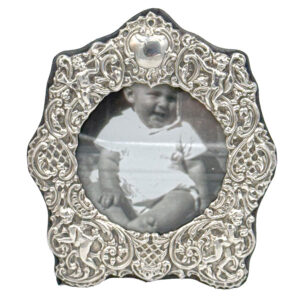 Hallmarked Victorian Style Silver Picture Frame London 1986
