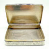 Hallmarked Silver Victorian Large Snuff Box Birmingham 1887