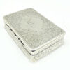 Hallmarked Silver Victorian Large Snuff Box Birmingham 1887