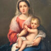 KPM Berlin Sistine Madonna  Framed Wall Plaque C1840