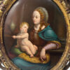 KPM Madonna Della Seggiola Framed Wall Plaque C1840