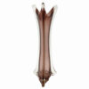 Murano Seguso Sommerso Amber Cased Glass Vase C1970