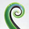 Murano Seguso Blue Green Music Clef Note Centre Piece C1970