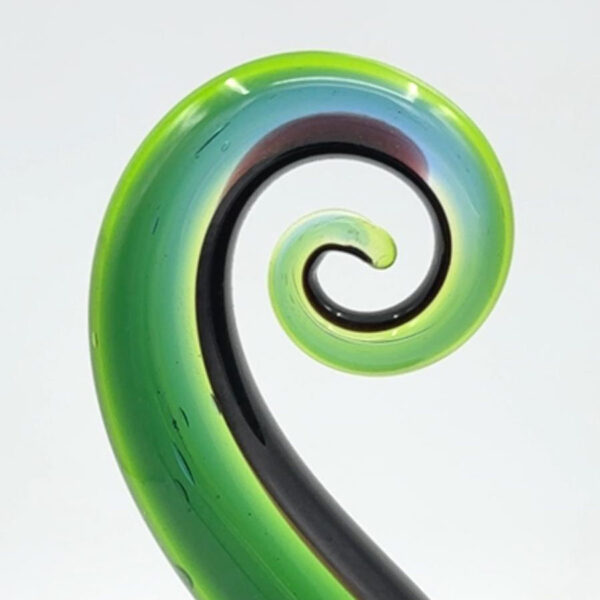 Murano Seguso Blue Green Music Clef Note Centre Piece C1970