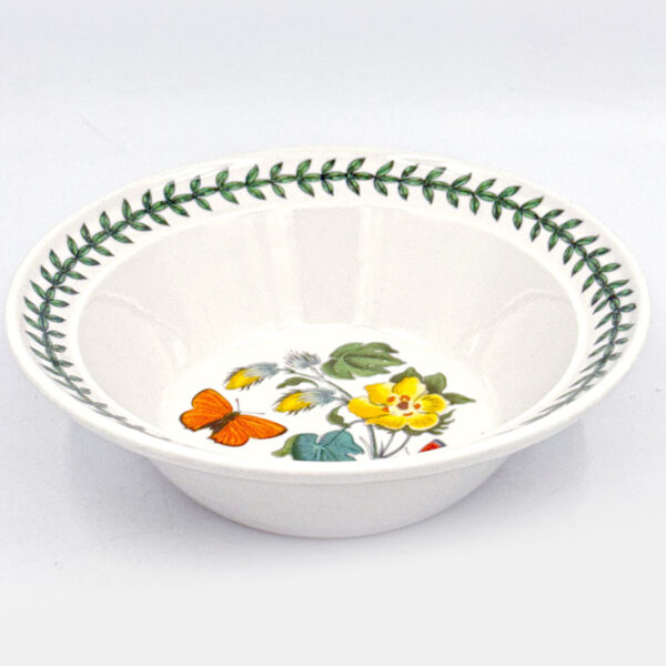 Portmeirion Botanic Garden Lipped Desser Bowl  Cotton Flower