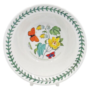 Portmeirion Botanic Garden Lipped Desser Bowl  Cotton Flower