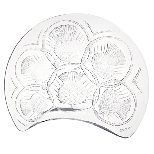 Rene Lalique Plate Crescent Thistle Salad Plate - Clyde on 4th