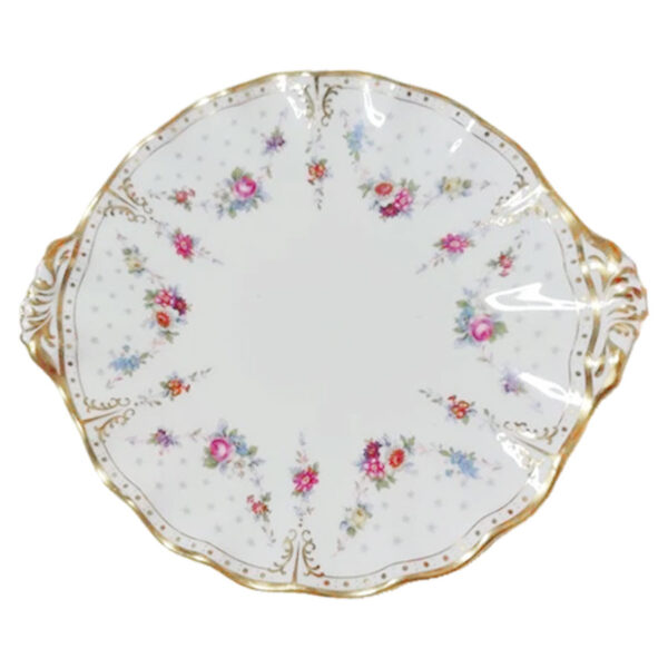 Royal Crown Derby Royal Antionette Large Cake Plate  C1963