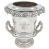 Sheffield Silver Plate Twin Handle Wine Cooler Of Campana Form 19th