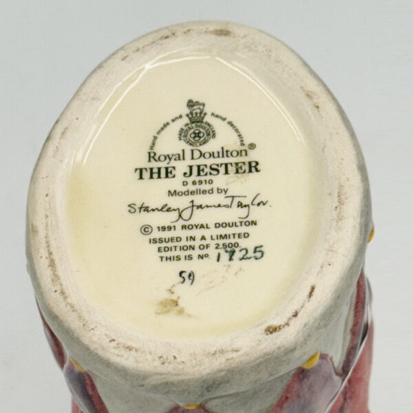 The Jester D6910 Royal Doulton Toby Jug Ltd