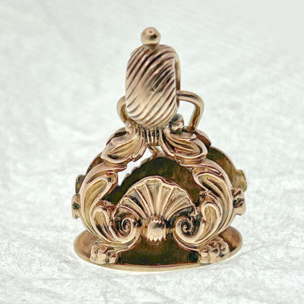 Victorian 9ct Gold Large Orante  Fob Seal