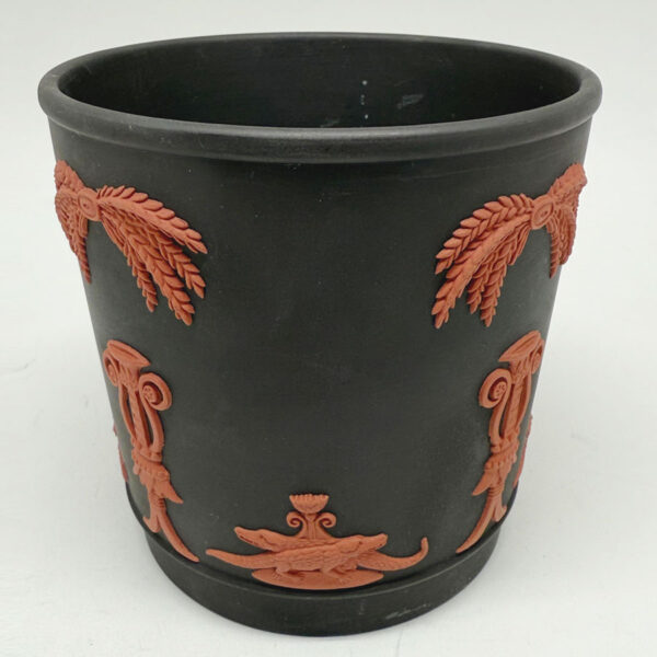 Wedgwood Black Basalt Egyptian Crocodile Jardiniere  20th