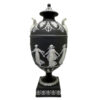 Wedgwood Basalt Dancing Hours Jasperware Urn and Cover