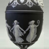 Wedgwood Basalt Dancing Hours Jasperware Urn and Cover