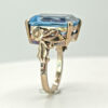 9ct-Gold-Large-Spinel-Dress-Ring-4 9ct Gold Large Spinel Dress Ring