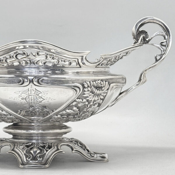 Art Nouveau Hallmarked Silver Rose Bowl Sheffield 1902 Walker and Hall