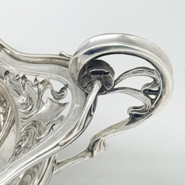 Art Nouveau Hallmarked Silver Rose Bowl Sheffield 1902 Walker and Hall
