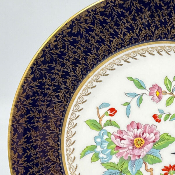 Aynsley Floral  Scene Hand Painted Cabinet Wall Plate