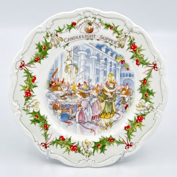 Brambly Hedge Royal Doulton Candlelight Supper Plate