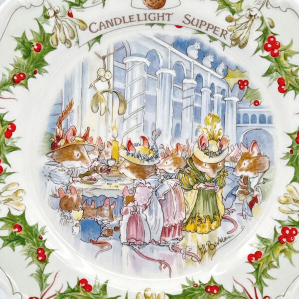 Brambly Hedge Royal Doulton Candlelight Supper Plate