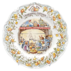 Brambly Hedge Royal Doulton Crabapple Cottage Plate