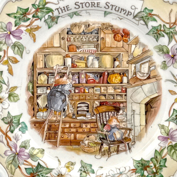 Brambly Hedge Royal Doulton The Store Stump Plate