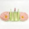 Carlton Ware Toast Rack Pink Buttercup